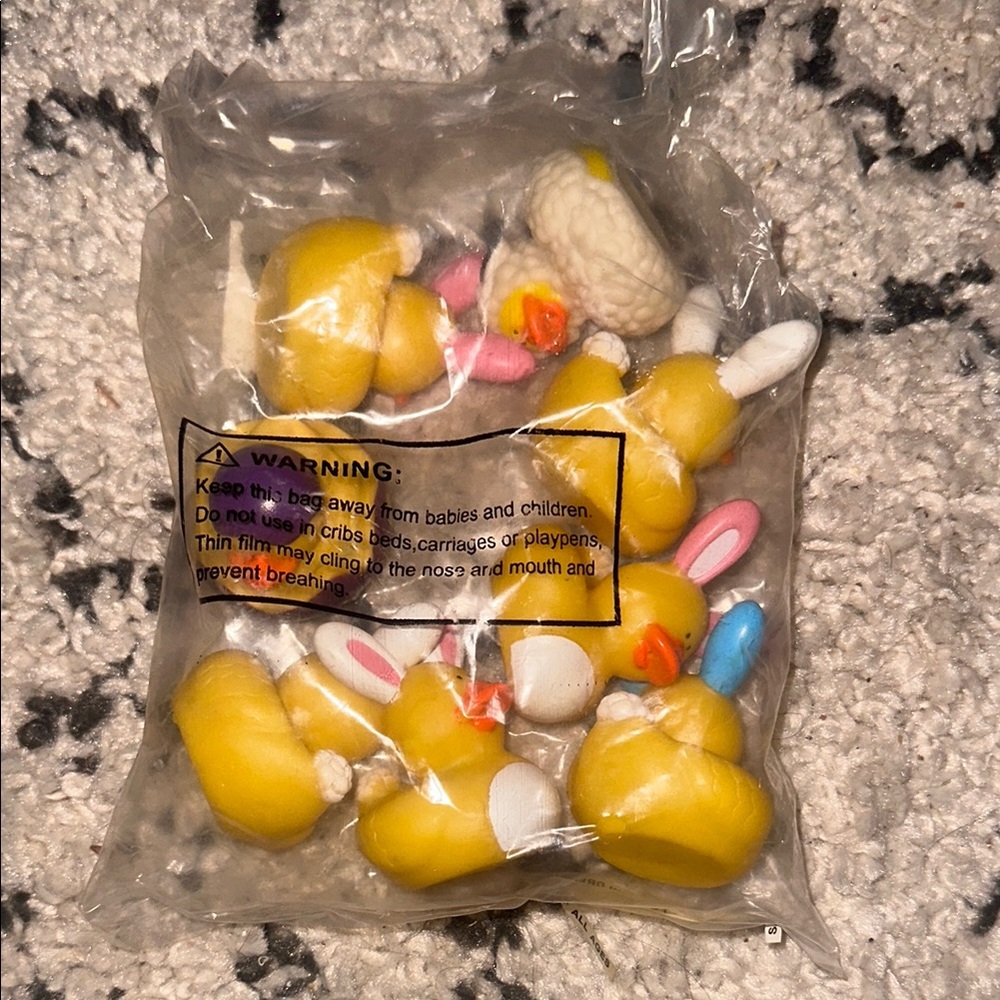 Cute Yellow Bunny Toy Set